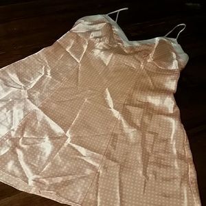 Victoria's Secret Intimates & Sleepwear - VS Peach Polka-dot Chemise Victoria's Secret Intimates & Sleepwear - VS Peach Polka-dot Chemise